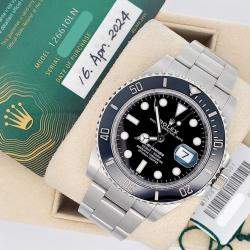 Pre Owned Rolex Submariner Date 126610LN Automatic Black Stainless Steel Men’s Wristwatch 41 mm