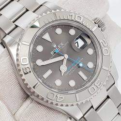 Pre Owned Rolex Yacht Master 126622 Automatic Rhodium Platinum Stainless Steel Men’s Wristwatch 40 mm