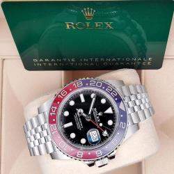 Pre Owned Rolex GMT Master II Pepsi 126710BLRO Automatic Black Stainless Steel Men’s Wristwatch 40 mm