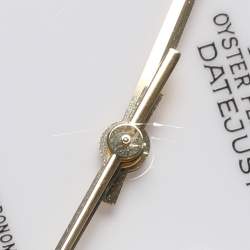 مملوكة مسبقًا ساعة يد للجنسين رولكس ديت جست 16233 أوتوماتيك ذهب أصفر عيار 18 قيراط وستانلس ستيل بيضاء 35 مم