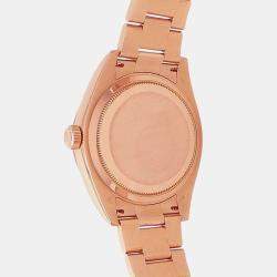 Pre Owned Rolex Sky-Dweller 326935 Automatic Chocolate 18K Rose Gold Men’s Wristwatch 42 mm