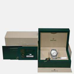 Pre Owned Rolex Datejust 126334 Automatic Silver Stainless Steel 18K White Gold Men’s Wristwatch 41 mm