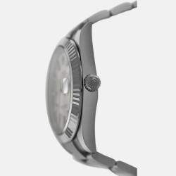 Pre Owned Rolex Datejust 126334 Automatic Silver Stainless Steel 18K White Gold Men’s Wristwatch 41 mm