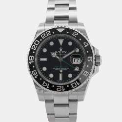 Pre Owned Rolex GMT-Master II 116710LN Automatic Black Stainless Steel Men's Wristwatch 40 mm