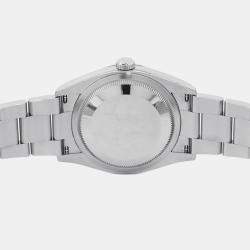 Pre Owned Rolex Oyster Perpetual 126000 Automatic Black Stainless Steel Men's Wristwatch 36 mm