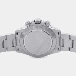 Pre Owned Rolex Cosmograph Daytona 116500LN Automatic White Stainless Steel Men's Wristwatch 40 mm