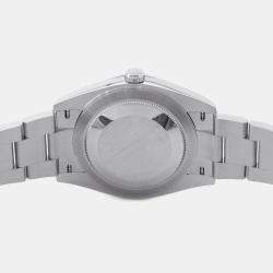 Pre Owned Rolex Datejust 126334 Automatic Silver 18k White Gold Stainless Steel Men's Wristwatch 41 mm