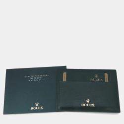 Pre Owned Rolex Datejust II 116334 Automatic Black 18k White Gold Stainless Steel Men's Wristwatch 41 mm