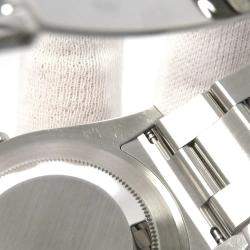 Pre Owned Rolex Datejust II 116334 Automatic Black 18k White Gold Stainless Steel Men's Wristwatch 41 mm