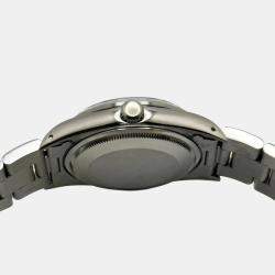Pre Owned Rolex Air-King 14000 Automatic Black Stainless Steel Men's Wristwatch 34 mm