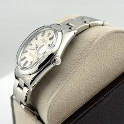 Pre Owned Rolex Date 15000 Automatic Silver Stainless Steel Men's Wristwatch 34 mm