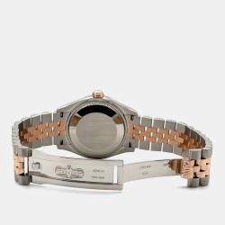 Pre Owned Rolex Datejust 278241 Automatic Pink 18k Rose Gold Stainless Steel Men's Wristwatch 31 mm