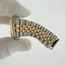 Pre Owned Rolex Datejust 1601 Automatic Champagne 14k Yellow Gold Stainless Steel Men's Wristwatch 36 mm