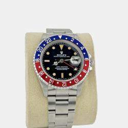 Pre Owned Rolex GMT-Master 16700 Automatic Black Stainless Steel Men's Wristwatch 40 mm