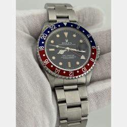 Pre Owned Rolex GMT-Master 16700 Automatic Black Stainless Steel Men's Wristwatch 40 mm