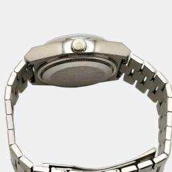 Pre Owned Rolex Oysterquartz Day-Date 19019 Quartz 18k White Gold Men's Wristwatch 36 mm