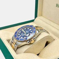 Pre Owned Rolex Submariner 126613LB Automatic Blue 18k Yellow Gold Stainless Steel Men's Wristwatch 41 mm