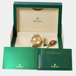Pre Owned Rolex Datejust 126303-0009 Automatic Champagne 18K Yellow Gold Stainless Steel Men’s Wristwatch 41 mm