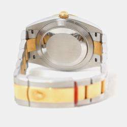 Pre Owned Rolex Datejust 126303-0009 Automatic Champagne 18K Yellow Gold Stainless Steel Men’s Wristwatch 41 mm