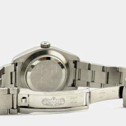 Pre Owned Rolex Air-King 116900 Automatic Black Stainless Steel Men's Wristwatch 40 mm