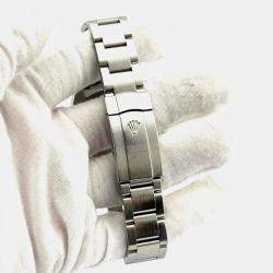 Pre Owned Rolex Air-King 116900 Automatic Black Stainless Steel Men's Wristwatch 40 mm