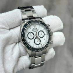 Pre Owned Rolex Cosmograph Daytona 126500LN Automatic White Stainless Steel Men's Wristwatch 40 mm