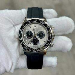 Pre Owned Rolex Cosmograph Daytona Ghost 116519LN Automatic Ceramic 18K White Gold Men's Wristwatch 40 mm