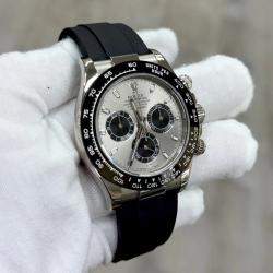Pre Owned Rolex Cosmograph Daytona Ghost 116519LN Automatic Ceramic 18K White Gold Men's Wristwatch 40 mm