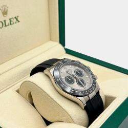 Pre Owned Rolex Cosmograph Daytona Ghost 116519LN Automatic Ceramic 18K White Gold Men's Wristwatch 40 mm