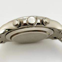 Pre Owned Rolex Cosmograph Daytona 116509 Automatic Black Diamond 18K White Gold Men's Wristwatch 40 mm