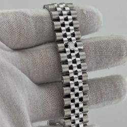 Pre Owned Rolex Datejust 116200 Automatic White Stainless Steel Men's Wristwatch 36 mm