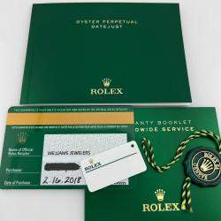 Pre Owned Rolex Datejust 116200 Automatic White Stainless Steel Men's Wristwatch 36 mm