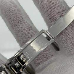 Pre Owned Rolex Datejust 116244 Automatic Black Diamond Stainless Steel Men's Wristwatch 36 mm