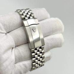 Pre Owned Rolex Datejust 126234 Automatic Blue Diamond 18K White Gold Stainless Steel Men's Wristwatch 36 mm