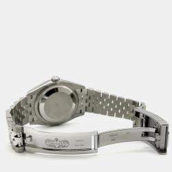 Pre Owned Rolex Datejust 126234 Automatic White Stainless Steel 18K White Gold Men's Wristwatch 36 mm