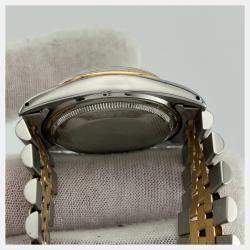Pre Owned Rolex Datejust 16013 Automatic Jubilee Arabic 18K Yellow Gold Stainless Steel Men's Wristwatch 36 mm