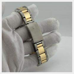 Pre Owned Rolex Datejust 16203 Automatic Slate Stainless Steel 18K Yellow Gold Men's Wristwatch 36 mm