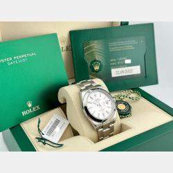 Pre Owned Rolex Datejust 126300 Automatic Silver Stainless Steel Men's Wristwatch 41 mm