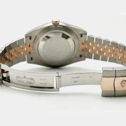 Pre Owned Rolex Datejust 126331 Automatic Slate 18K Rose Gold Stainless Steel Men's Wristwatch 41 mm