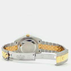 Pre Owned Rolex Datejust 126333 Automatic Champagne Diamond 18K Yellow Gold Stainless Steel Men's Wristwatch 41 mm