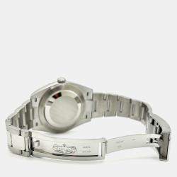 Pre Owned Rolex Datejust 126334 Automatic Slate 18K White Gold Stainless Steel Men's Wristwatch 41 mm