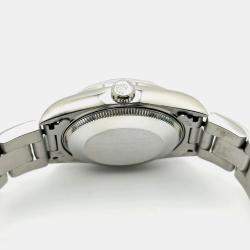 Pre Owned Rolex Datejust 68240 Automatic White Stainless Steel Men's Wristwatch 31 mm