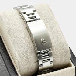 Pre Owned Rolex Datejust 68240 Automatic White Stainless Steel Men's Wristwatch 31 mm