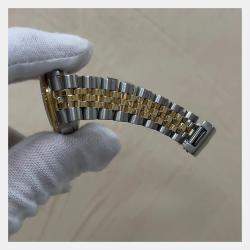 Pre Owned Rolex Datejust 78273 Automatic Blue 18K Yellow Gold Stainless Steel Men's Wristwatch 31 mm