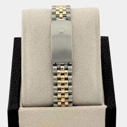 Pre Owned Rolex Datejust 78273 Automatic Blue 18K Yellow Gold Stainless Steel Men's Wristwatch 31 mm