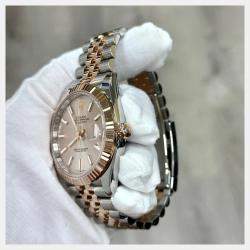 Pre Owned Rolex Datejust 126331 Automatic Sundust 18K Rose Gold Stainless Steel Men's Wristwatch 41 mm