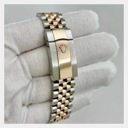 Pre Owned Rolex Datejust 126331 Automatic Sundust 18K Rose Gold Stainless Steel Men's Wristwatch 41 mm