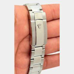 Pre Owned Rolex Datejust II 116300 Automatic Black Stainless Steel Men's Wristwatch 41 mm
