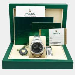 Pre Owned Rolex Datejust II 116300 Automatic Black Stainless Steel Men's Wristwatch 41 mm