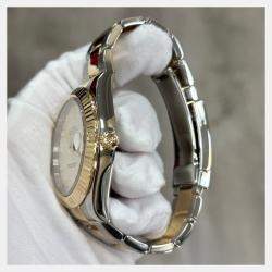 Pre Owned Rolex Datejust II 116333 Automatic Ivory Diamond 18K Yellow Gold Stainless Steel Men's Wristwatch 41 mm